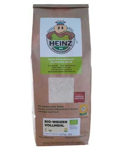 Bild von Bio-Weizenvollmehl 1 kg