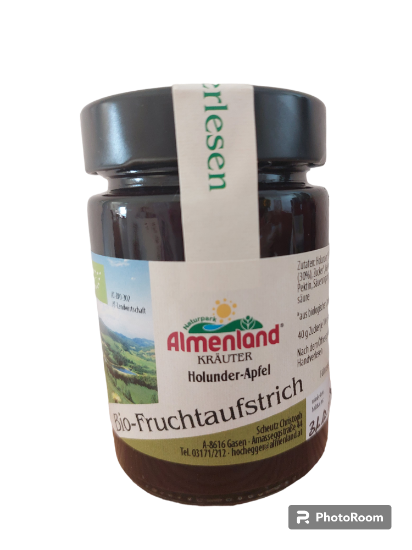 Bild von Bio-Fruchtaufstrich "Holunder-Apfel" 190ml