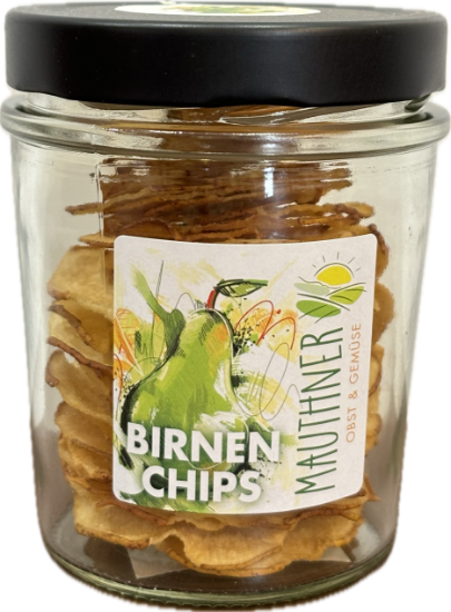 Bild von Birnenchips im Glas 50g