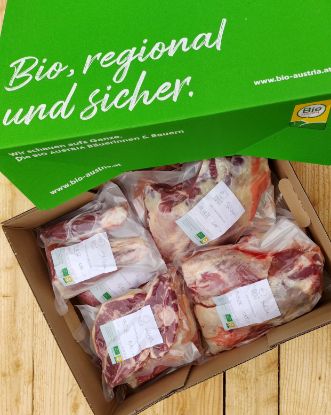 Show details for Bio-Lammfleisch - Großes Mischpaket | ca. 7 kg - 19,50€/kg Picture of Bio-Lammfleisch - Großes Mischpaket | ca. 7 kg - 19,50€/kg