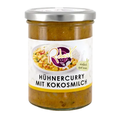 Bild von Hühnercurry mit Kokosmilch